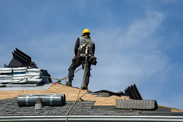 Professional Gutter Installation technician working in Brentwood, PA